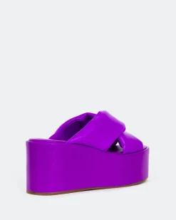 Women L'INTERVALLE Casa Purple Leather