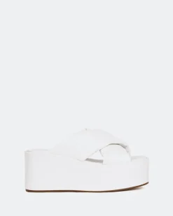 Women L'INTERVALLE Casa White Leather