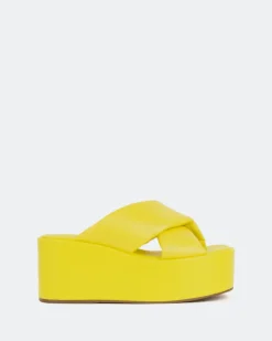 Women L'INTERVALLE Casa Yellow Leather