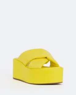 Women L'INTERVALLE Casa Yellow Leather