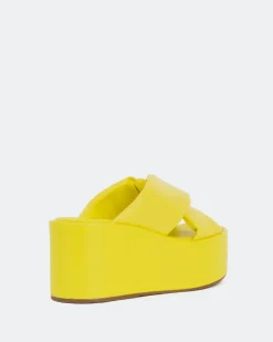 Women L'INTERVALLE Casa Yellow Leather
