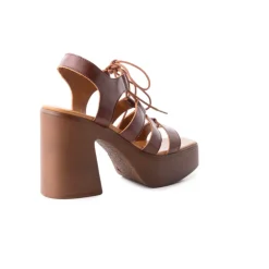 Women L'INTERVALLE Castellana Cognac Leather