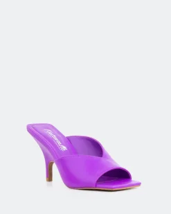 Women L'INTERVALLE Caviana, Purple Leather/Cuir Violet