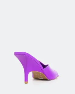 Women L'INTERVALLE Caviana, Purple Leather/Cuir Violet