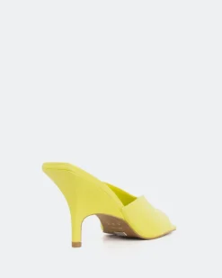 Women L'INTERVALLE Caviana, Yellow Leather/Cuir Jaune