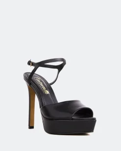 Women L'INTERVALLE Cavo Black Leather
