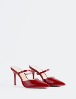 Women L'INTERVALLE Celandine Red Naplack