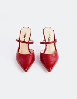 Women L'INTERVALLE Celandine Red Naplack