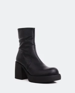Women L'INTERVALLE Chamonix Black Leather