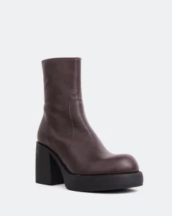 Women L'INTERVALLE Chamonix Brown Leather