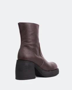 Women L'INTERVALLE Chamonix Brown Leather