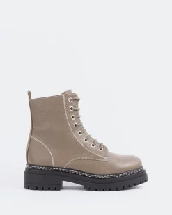 Women L'INTERVALLE Chandler Taupe Leather