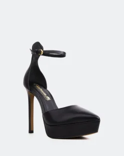 Women L'INTERVALLE Charmed Black Leather