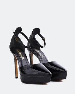 Women L'INTERVALLE Charmed Black Naplack