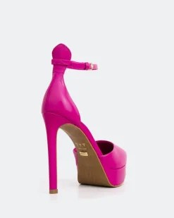 Women L'INTERVALLE Charmed Fuchsia Leather