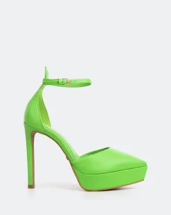 Women L'INTERVALLE Charmed Green Leather
