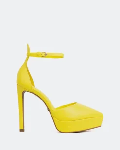 Women L'INTERVALLE Charmed Yellow Leather
