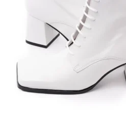 Women L'INTERVALLE Chatham White Leather
