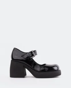 Women L'INTERVALLE Cheeky Black Naplack