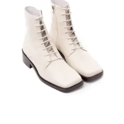 Women L'INTERVALLE Chertsy Off White Leather