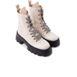 Women L'INTERVALLE Chico Off White Croco