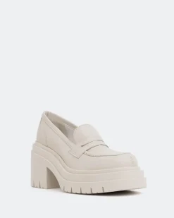 Women L'INTERVALLE Chip Off White Leather