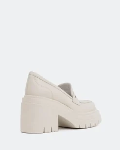 Women L'INTERVALLE Chip Off White Leather
