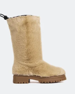 Women L'INTERVALLE Chow Tan Faux Fur