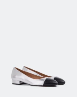 Women L'INTERVALLE Chuda Silver Leather