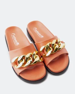 Women L'INTERVALLE Cipriana Coral Leather