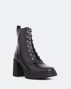 Women L'INTERVALLE Citorio Black Leather