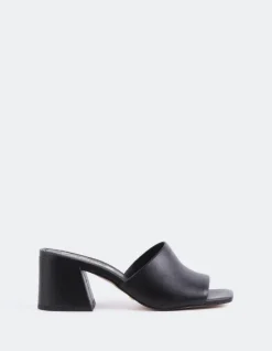Women L'INTERVALLE Clarabelle Black Leather