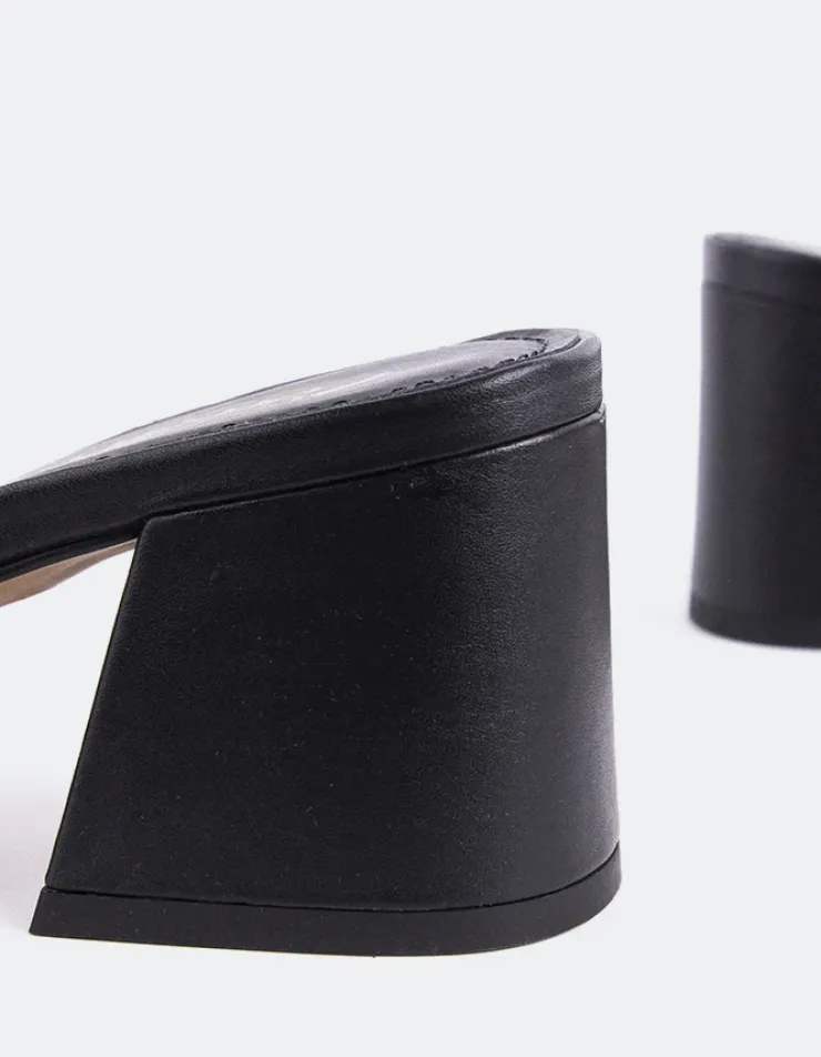 Women L'INTERVALLE Clarabelle Black Leather
