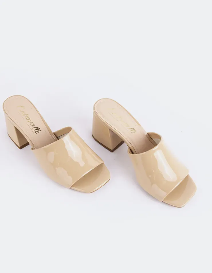 Women L'INTERVALLE Clarabelle Nude Patent