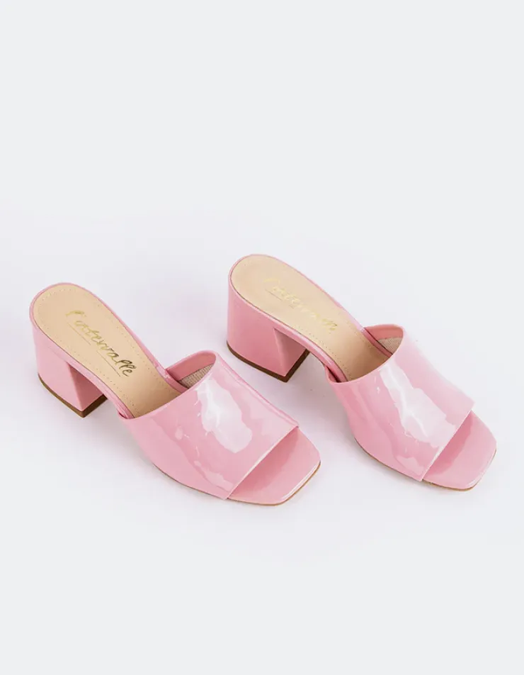 Women L'INTERVALLE Clarabelle Pink Patent