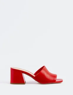 Women L'INTERVALLE Clarabelle Red Leather