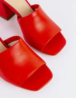 Women L'INTERVALLE Clarabelle Red Leather