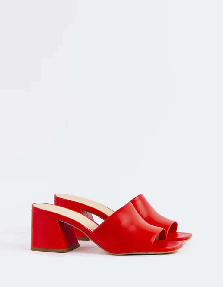 Women L'INTERVALLE Clarabelle Red Leather