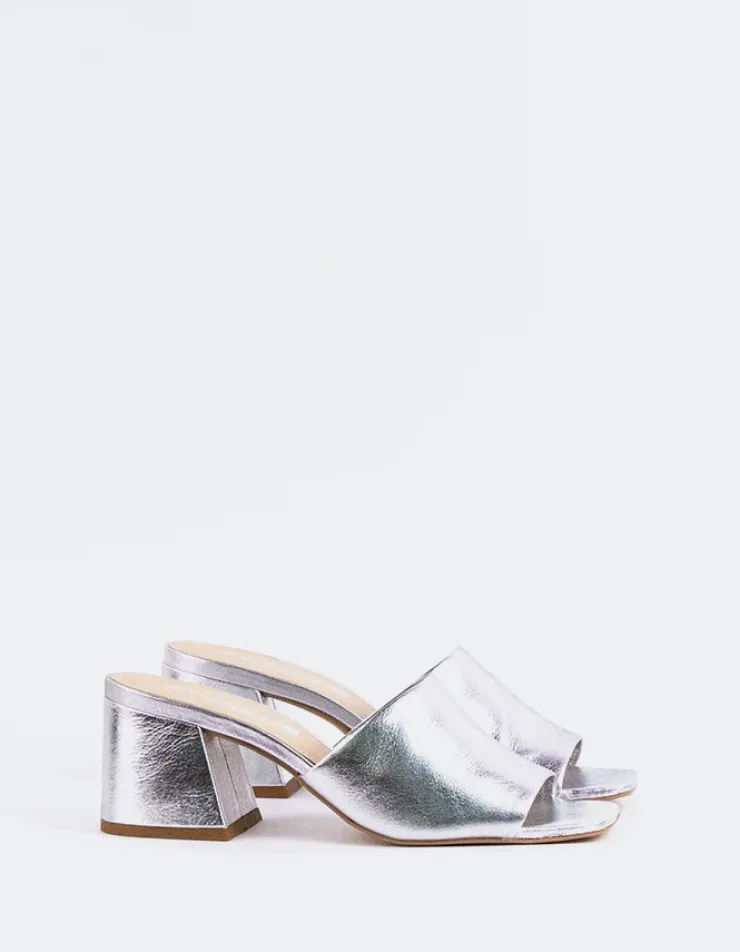 Women L'INTERVALLE Clarabelle Silver Leather