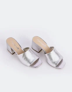 Women L'INTERVALLE Clarabelle Silver Leather