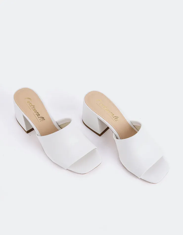 Women L'INTERVALLE Clarabelle White Leather
