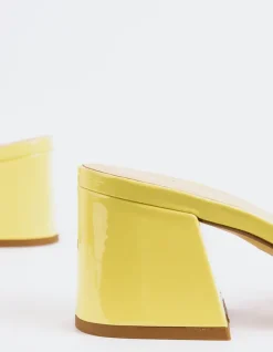Women L'INTERVALLE Clarabelle Yellow Patent