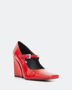 Women L'INTERVALLE Clichy Red Leather