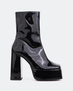 Women L'INTERVALLE Cloud Black Patent