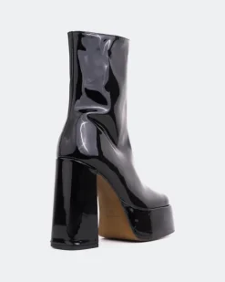 Women L'INTERVALLE Cloud Black Patent