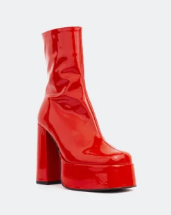 Women L'INTERVALLE Cloud Red Patent