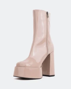 Women L'INTERVALLE Cloud Taupe Patent
