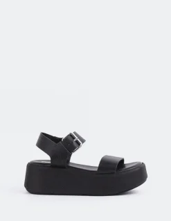Women L'INTERVALLE Cocotte Black Leather
