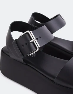 Women L'INTERVALLE Cocotte Black Leather