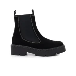 Women L'INTERVALLE Columbus Black Suede